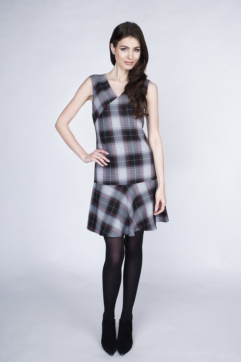 Checked Dress