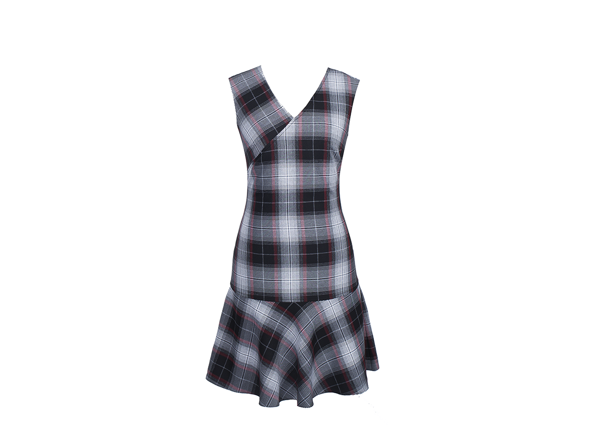 Checked Dress